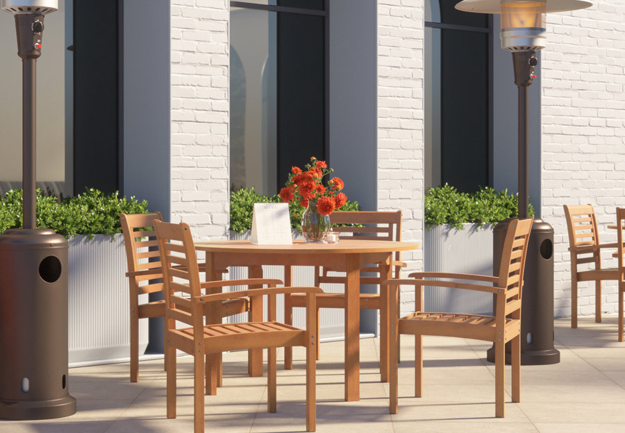 Commercial outdoor dining discount tables